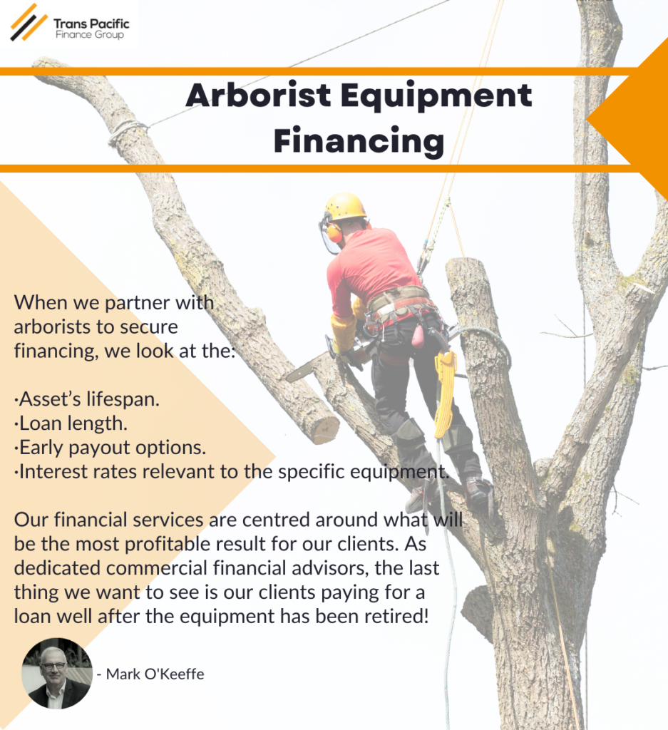 Stump Grinder Financing Arborist Equipment Financial Services Quote, Loan for machinery Purchase.