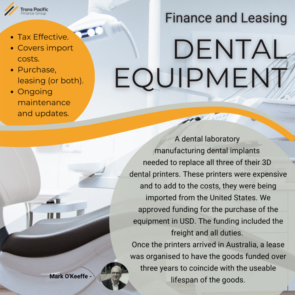 Dental Equipment Finance Loans Quotes by Mark